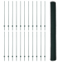 Postes para Cerca 11 pcs U-Channel Verde 150 cm de acero de , Postes de cerca - Ref: Foro24-3336764, Precio: 206,23 €, Descue...
