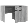 escritorio de esquina gris sonoma 102x88x75 cm madera de ingeniería de , Escritorios - Ref: Foro24-3337278, Precio: 145,12 €,...