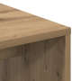 Escritorio con Almacenamiento de Madera de Roble