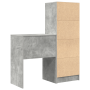 Escritorio con Almacenamiento de Concreto Gris y Madera Ingeniería de , Aparadores - Ref: Foro24-3337300, Precio: 139,15 €, D...