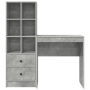Escritorio Gris Concreto Madera de Ingeniería de , Aparadores - Ref: Foro24-3337308, Precio: 143,46 €, Descuento: %