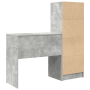 Escritorio con almacenamiento gris concreto de madera engineered de , Aparadores - Ref: Foro24-3337316, Precio: 146,28 €, Des...