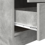 Escritorio con almacenamiento gris concreto de madera engineered de , Aparadores - Ref: Foro24-3337316, Precio: 146,28 €, Des...