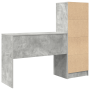 Escritorio con Almacenamiento Gris Concreto de Madera Ingenierizada de , Aparadores - Ref: Foro24-3337332, Precio: 151,76 €, ...