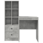 Escritorio con almacenamiento Gris Concreto Madera de Ingeniería de , Aparadores - Ref: Foro24-3337340, Precio: 150,89 €, Des...