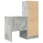 Escritorio con almacenamiento Gris Concreto Madera de Ingeniería de , Aparadores - Ref: Foro24-3337340, Precio: 150,89 €, Des...