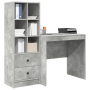 Escritorio con almacenamiento gris concreto madera elaborada de , Aparadores - Ref: Foro24-3337356, Precio: 157,41 €, Descuen...