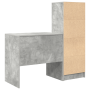 Escritorio con almacenamiento gris concreto madera elaborada de , Aparadores - Ref: Foro24-3337356, Precio: 157,41 €, Descuen...