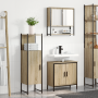 Juego de Muebles para Baño de 3 Piezas de en Madera Ingenierizada Roble Sonoma de , Tocadores de baño - Ref: Foro24-3345142, ...