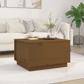 Massiver Couchtisch aus honigbraunem Kiefernholz, 60 x 50 x 35 cm von vidaXL, Couchtisch - Ref: Foro24-813418, Preis: 62,79 €...