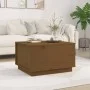 Solid honey brown pine wood coffee table 60x50x35 cm by vidaXL, Coffee table - Ref: Foro24-813418, Price: 62,77 €, Discount: %