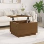 Massiver Couchtisch aus honigbraunem Kiefernholz, 60 x 50 x 35 cm von vidaXL, Couchtisch - Ref: Foro24-813418, Preis: 63,38 €...