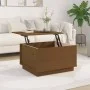 Solid honey brown pine wood coffee table 60x50x35 cm by vidaXL, Coffee table - Ref: Foro24-813418, Price: 62,77 €, Discount: %