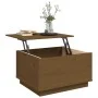 Solid honey brown pine wood coffee table 60x50x35 cm by vidaXL, Coffee table - Ref: Foro24-813418, Price: 62,77 €, Discount: %
