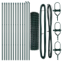Cerca Euro con 13 Postes 1x25 m Acero Galvanizado Verde de , Paneles de vallas - Ref: Foro24-3350329, Precio: 130,63 €, Descu...