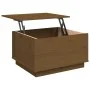 Solid honey brown pine wood coffee table 60x50x35 cm by vidaXL, Coffee table - Ref: Foro24-813418, Price: 62,77 €, Discount: %