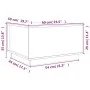 Solid honey brown pine wood coffee table 60x50x35 cm by vidaXL, Coffee table - Ref: Foro24-813418, Price: 62,77 €, Discount: %