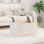 Mesa de centro de madera maciza de pino blanco 60x50x35 cm de vidaXL, Mesas de centro - Ref: Foro24-813416, Precio: 86,07 €, ...