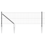 Cerca Euro con 13 Postes de Púas 0.8x25 m Acero Galvanizado Gris de , Paneles de vallas - Ref: Foro24-3350678, Precio: 187,94...