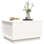 Couchtisch aus massiver weißer Kiefer 60x50x35 cm von vidaXL, Couchtisch - Ref: Foro24-813416, Preis: 86,14 €, Rabatt: %