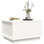 Mesa de centro de madera maciza de pino blanco 60x50x35 cm de vidaXL, Mesas de centro - Ref: Foro24-813416, Precio: 85,00 €, ...