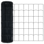Valla Europea con 13 postes de espiga 0.8x25 m de acero galvanizado gris de , Paneles de vallas - Ref: Foro24-3350683, Precio...