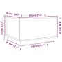 Couchtisch aus massiver weißer Kiefer 60x50x35 cm von vidaXL, Couchtisch - Ref: Foro24-813416, Preis: 86,14 €, Rabatt: %