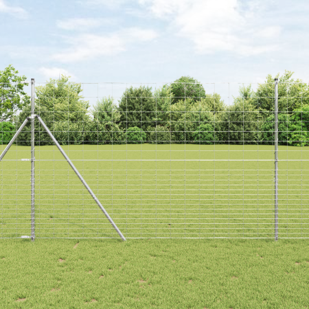 Cerca de Campo 1.6x25 m Acero Galvanizado de , Paneles de vallas - Ref: Foro24-3351360, Precio: 181,29 €, Descuento: %