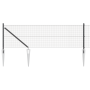 Cerca de Alambre Soldado con 13 Postes de Espiga Gris 0.8x25 m Acero de , Paneles de vallas - Ref: Foro24-3352195, Precio: 16...
