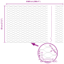 Cerca Hexagonal Gris 0.8x25 m Acero de , Postes de cerca - Ref: Foro24-3353233, Precio: 149,00 €, Descuento: %