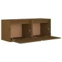 Wall cabinets 2 units solid pine wood honey brown 45x30x35 cm by vidaXL, Shelves and shelves - Ref: Foro24-813442, Price: 52,...
