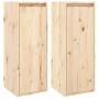Hängeschrank 2 Stück Massivholz Kiefer 30x30x80 cm von vidaXL, Regale und Regale - Ref: Foro24-813496, Preis: 82,00 €, Rabatt: %