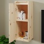 Wall-mounted cabinet, 2 units, solid pine wood, 30x30x80 cm by vidaXL, Shelves and shelves - Ref: Foro24-813496, Price: 82,00...