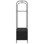 Perchero con estantes de roble negro 100x44x160 cm de , Organizadores de vestidores y perchas de barra - Ref: Foro24-868451, ...