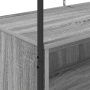 Perchero con estantes gris sonoma 100x44x160 cm de , Organizadores de vestidores y perchas de barra - Ref: Foro24-868454, Pre...