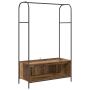 Perchero con Estantes Madera Vieja 100x44x160 cm de , Organizadores de vestidores y perchas de barra - Ref: Foro24-868455, Pr...