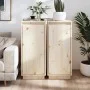 Sideboard 2 Stück massives Kiefernholz 31,5x34x75 cm von vidaXL, Sideboards - Ref: Foro24-813351, Preis: 89,78 €, Rabatt: %