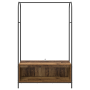 Perchero con Estantes Madera Vieja 100x44x160 cm de , Organizadores de vestidores y perchas de barra - Ref: Foro24-868455, Pr...