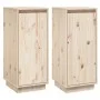 Sideboard 2 Stück massives Kiefernholz 31,5x34x75 cm von vidaXL, Sideboards - Ref: Foro24-813351, Preis: 89,78 €, Rabatt: %