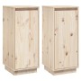 Sideboard 2 Stück massives Kiefernholz 31,5x34x75 cm von vidaXL, Sideboards - Ref: Foro24-813351, Preis: 91,04 €, Rabatt: %