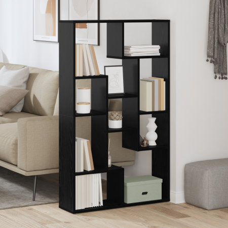 Estante Roble negro 72x20x120 cm Madera de calidad de , Librerías y estanterías - Ref: Foro24-869255, Precio: 67,32 €, Descue...