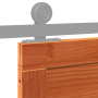 Puerta de Granero Marrón Encerado 90x208 cm Madera Maciza de Cedro de , Puertas - Ref: Foro24-870409, Precio: 125,25 €, Descu...
