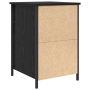 Armario de Noche Roble Negro 40x42x60 cm Madera Elaborada de , Mesitas de noche - Ref: Foro24-875784, Precio: 57,20 €, Descue...