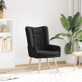 Sillón de relax de tela negro de , Sillones - Ref: Foro24-42001826, Precio: 91,00 €
