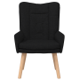 Sillón de relax de tela negro de , Sillones - Ref: Foro24-42001826, Precio: 91,00 €