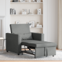 Sofá Cama Convertible 3-en-1 Gris Oscuro Tela de , Sillones - Ref: Foro24-42002685, Precio: 306,24 €, Descuento: %
