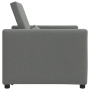 Sofá Cama Convertible 3-en-1 Gris Oscuro Tela de , Sillones - Ref: Foro24-42002685, Precio: 306,24 €, Descuento: %