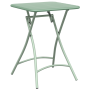 Mesa de jardín plegable acero verde mint 55x55x73 cm de , Mesas de jardín - Ref: Foro24-42002946, Precio: 53,11 €, Descuento: %