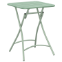 Mesa de jardín plegable acero verde mint 55x55x73 cm de , Mesas de jardín - Ref: Foro24-42002946, Precio: 53,11 €, Descuento: %