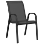 Set de Bistro de jardín de 3 piezas Negro de textileno y acero | Foro24.es | Tu tienda online para hogar, jardín y más Foro24.es